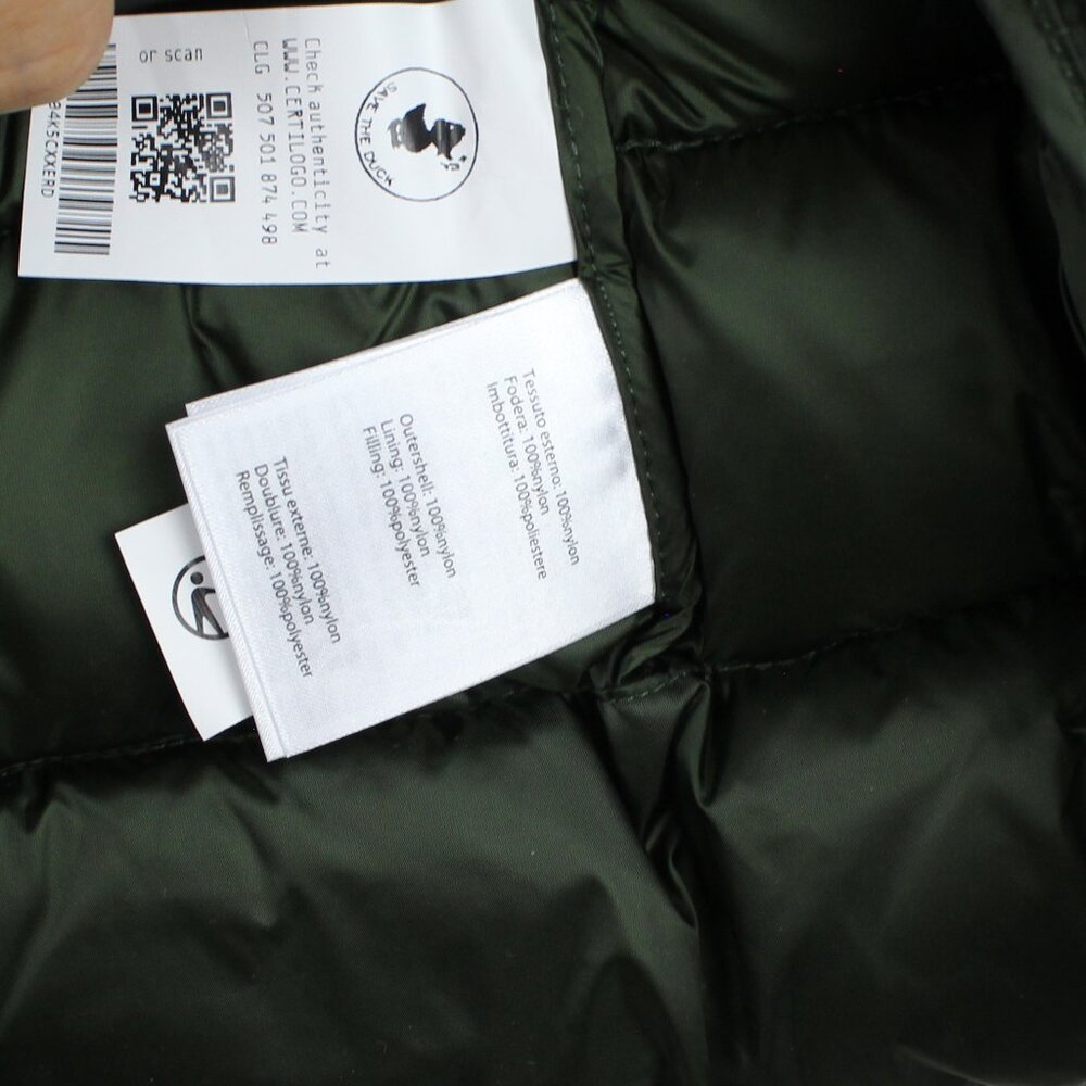NWT Save The Duck Lynn Layering Up Warm Vest, Pine Green, XS, Animal-free Down - Picture 12 of 13